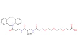 eMolecules​&nbsp;2566404-75-7 | Sulfo DBCO-PEG3-acid | Broadpharm659.710 | C31H37N3O11S | 95.000 | OC(=O)CCOCCOCCOCCC(=O)NCC(C(=O)NCCC(=O)N1Cc2ccccc2C#Cc2ccccc12)S(O)(=O)=O | 25mg | 563055196
