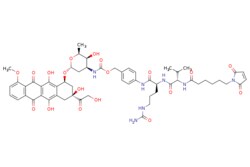 eMolecules​&nbsp;Broadpharm / MC-Val-Cit-Doxorubicin / 10mg / 550804636 / BP-24434 / 95.000 / 159857-70-2 / [null] / 1142.182 / C56H67N7O19