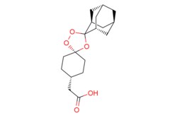 eMolecules​&nbsp;ChemScene / rel-2-((1R3R4S5R5S7R)-Dispiro[adamantane-23-[124]trioxolane-51-cyclohexan]-4-yl)acetic acid / 25mg / 536804219 / CS-0098573 / 0.000 / 774597-74-9 / [null] / 322.401 / C18H26O5