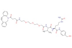 eMolecules​&nbsp;Medchem Express / DBCO-PEG4-acetic-Val-Cit-PAB / 50mg / 533803249 / HY-136098 /  /  / [null] / 855.990 / C45H57N7O10