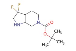 eMolecules​&nbsp;2168168-25-8 | TERT-BUTYL 3,3-DIFLUORO-OCTAHYDRO-1H-PYRROLO[2,3-C]PYRIDINE-6-CARBOXYLATE | AstaTech262.301 | C12H20F2N2O2 | 95.000 | CC(C)(C)OC(=O)N1CCC2C(C1)NCC2(F)F | 0.1g | 528990652