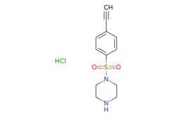 eMolecules​&nbsp;Synthonix - Stock / 1-(4-Ethynylphenyl)sulfonylpiperazine hydrochloride / 500mg / 525917032 / E9207 /  / 1439818-89-9 / MFCD24850087 / 286.770 / C12H15ClN2O2S