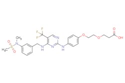 eMolecules​&nbsp;Medchem Express / FAK ligand-Linker Conjugate 1 / 1mg / 489863221 / HY-44148 /  / 2307461-45-4 / [null] / 583.580 / C25H28F3N5O6S