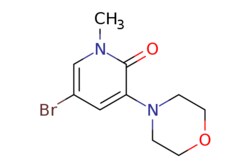 eMolecules​&nbsp;AstaTech / 5-BROMO-1-METHYL-3-MORPHOLINOPYRIDIN-2(1H)-ONE / 0.25g / 487587862 / C91246 / 95.000 / 1628839-65-5 / MFCD29477354 / 273.130 / C10H13BrN2O2