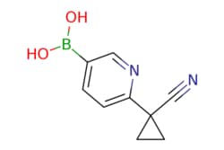 eMolecules​&nbsp;AstaTech / 6-(1-CYANOCYCLOPROPYL)PYRIDIN-3-YLBORONIC ACID / 0.25g / 475590847 / F53426 / 95.000 / 827628-23-9 / MFCD12964587 / 187.990 / C9H9BN2O2