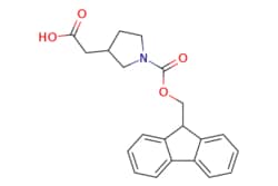 eMolecules​&nbsp;JW PharmLab LLC / 1-Fmoc-3-pyrrolidin-3-yl-acetic acid / 500mg / 456110688 / 75R0668 / 98.000 / 868523-86-8 / MFCD02179121 / 351.402 / C21H21NO4