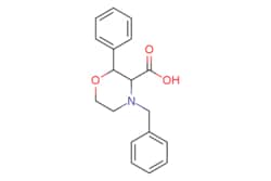 eMolecules​&nbsp;JW PharmLab LLC / 4-Benzyl-2-phenyl-morpholine-3-carboxylic acid / 500mg / 456108670 / 53R0223 / 97.000 / 1965308-75-1 / MFCD28398069 / 297.354 / C18H19NO3