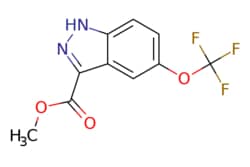 eMolecules​&nbsp;932041-12-8 | METHYL 5-(TRIFLUOROMETHOXY)-1H-INDAZOLE-3-CARBOXYLATE | AstaTech | MFCD12498703 | 260.172 | C10H7F3N2O3 | 95.000 | COC(=O)c1n[nH]c2ccc(OC(F)(F)F)cc12 | 0.25g | 437209948