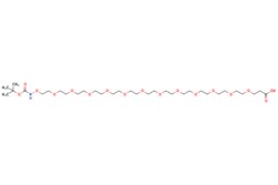 eMolecules​&nbsp;Broadpharm / t-Boc-Aminooxy-PEG12-acid / 100mg / 411413947 / BP-24092 / 98.000 / 187848-68-6 / [null] / 733.846 / C32H63NO17