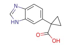 eMolecules​&nbsp;AstaTech / 1-(1H-BENZIMIDAZOL-6-YL)CYCLOPROPANECARBOXYLIC ACID / 0.1g / 308520488 / P13907 / 95.000 / 1056933-69-7 / MFCD23703545 / 202.213 / C11H10N2O2