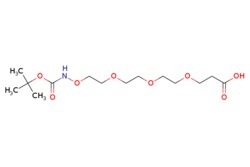 eMolecules​&nbsp;Broadpharm / t-Boc-Aminooxy-PEG3-acid / 100mg / 296213224 / BP-22966 / 98.000 / 1835759-82-4 / MFCD29052175 / 337.369 / C14H27NO8