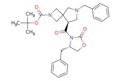 eMolecules​ Synthonix / tert-butyl (S)-6-benzyl-8-((S)-4-benzyl-2-oxooxazolidine-3-carbonyl)-26-diazaspiro[3.4]octane-2-carboxylate