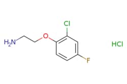eMolecules​&nbsp;1051919-33-5 | 2-(2-Chloro-4-fluorophenoxy)ethanamine hydrochloride | ChemScene | MFCD08728063 | 226.070 | C8H10Cl2FNO | 97.000 | Cl.NCCOc1ccc(F)cc1Cl | 100mg | 788447246