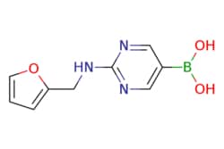 eMolecules​&nbsp;Ambeed / (2-((Furan-2-ylmethyl)amino)pyrimidin-5-yl)boronic acid / 100mg / 752810273 / A1677289 /  /  / [null] / 219.010 / C9H10BN3O3