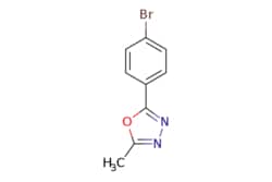 eMolecules​&nbsp;Ambeed / 2-(4-Bromophenyl)-5-methyl-134-oxadiazole / 100mg / 728126358 / A370971 /  / 41421-03-8 / MFCD00491620 / 239.072 / C9H7BrN2O