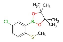 eMolecules​ 2060541-00-4 | Ambeed | 2-(5-Chloro-2-(methylthio)phenyl)-4455-tetramethyl-132-dioxaborolane