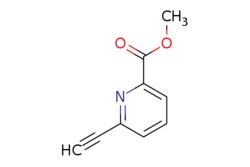 eMolecules​&nbsp;914950-66-6 | Methyl 6-ethynylpicolinate | ChemScene | MFCD18207403 | 161.160 | C9H7NO2 | 98.000 | COC(=O)c1cccc(n1)C#C | 100mg | 717419550
