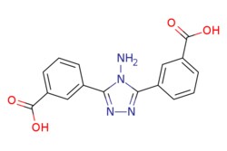 eMolecules​&nbsp;ChemScene / 33-(4-Amino-4H-124-triazole-35-diyl)dibenzoic acid / 250mg / 711936643 / CS-0110546 / 0.000 / 923057-85-6 / [null] / 324.296 / C16H12N4O4
