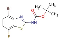 eMolecules​ Pharmablock / tert-butyl N-(4-bromo-7-fluoro-13-benzothiazol-2-yl)carbamate