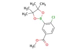eMolecules​ ChemScene / Methyl 4-chloro-3-(hydroxy((3-hydroxy-23-dimethylbutan-2-yl)oxy)boranyl)benzoate