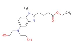 eMolecules​&nbsp;ChemScene / Ethyl 4-(5-(bis(2-hydroxyethyl)amino)-1-methyl-1H-benzo[d]imidazol-2-yl)butanoate / 1g / 632281297 / CS-0137734 / 0.000 / 3543-74-6 / MFCD09840918 / 349.431 / C18H27N3O4