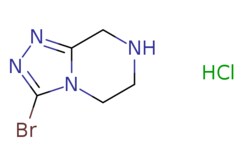 eMolecules​&nbsp;ChemScene / 3-Bromo-5678-tetrahydro-[124]triazolo[43-a]pyrazine hydrochloride / 100mg / 602866128 / CS-W021864 / 0.000 / 1172057-73-6 / MFCD09259954 / 239.500 / C5H8BrClN4