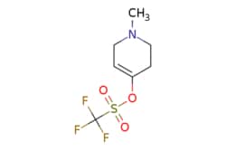 eMolecules​&nbsp;Pharmablock / 1-methyl-1236-tetrahydropyridin-4-yl trifluoromethanesulfonate / 25mg / 586139685 / PB05424 / 0.000 / 180692-27-7 / MFCD22690664 / 245.220 / C7H10F3NO3S