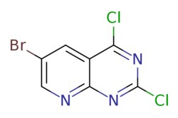 eMolecules​&nbsp;ChemScene / 6-Bromo-24-dichloropyrido[23-d]pyrimidine / 100mg / 582636594 / CS-0139566 / 0.000 / 1234616-70-6 / MFCD17015892 / 278.920 / C7H2BrCl2N3