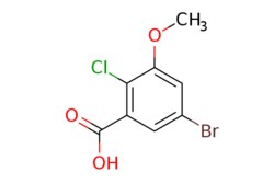 eMolecules​ 1415467-76-3 | 5-Bromo-2-chloro-3-methoxybenzoic acid | ChemScene
