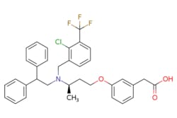 eMolecules​ 610318-54-2 | Ambeed | (R)-2-(3-(3-((2-Chloro-3-(trifluoromethyl)benzyl)(22-diphenylethyl)amino)butoxy)phenyl)acetic