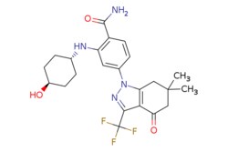 eMolecules​ 908112-43-6 | Ambeed | 4-(66-Dimethyl-4-oxo-3-(trifluoromethyl)-4567-tetrahydro-1H-indazol-1-yl)-2-((trans-4-hydroxycyclohexyl)amino)benzamide