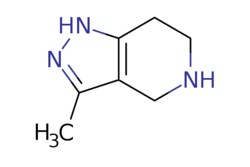eMolecules​&nbsp;Pharmablock / 3-methyl-4567-tetrahydro-1H-pyrazolo[43-c]pyridine / 25mg / 551230225 / PB96942 / 0.000 / 740061-36-3 / MFCD11501664 / 137.186 / C7H11N3