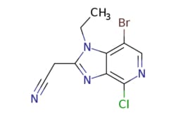 eMolecules​ Pharmablock / 2-(7-bromo-4-chloro-1-ethyl-imidazo[45-c]pyridin-2-yl)acetonitrile