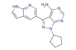 eMolecules​&nbsp;1092788-83-4 | Ambeed |  1-Cyclopentyl-3-(1H-pyrrolo[23-b]pyridin-5-yl)-1H-pyrazolo[34-d]pyrimidin-4-amine |  5mg | 534569124 | A986976 | MFCD12912434 | 319.372 |  C17H17N7