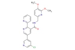 eMolecules​&nbsp;Ambeed / 5-Chloro-N-((56-dimethoxypyridin-2-yl)methyl)-[2253-terpyridine]-3-carboxamide / 5mg / 525241226 / A827816 /  / 1207253-08-4 / MFCD28502027 / 461.910 / C24H20ClN5O3