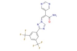eMolecules​ 1642300-52-4 | Ambeed | (E)-3-(3-(35-Bis(trifluoromethyl)phenyl)-1H-124-triazol-1-yl)-2-(pyrimidin-5-yl)acrylamide