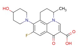 eMolecules​ 124858-35-1 | Ambeed | 9-Fluoro-8-(4-hydroxypiperidin-1-yl)-5-methyl-1-oxo-1567-tetrahydropyrido[321-ij]quinoline-2-carboxylic