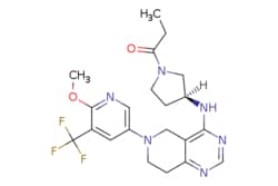 eMolecules​ 1354690-24-6 | Ambeed | (S)-1-(3-((6-(6-Methoxy-5-(trifluoromethyl)pyridin-3-yl)-5678-tetrahydropyrido[43-d]pyrimidin-4-yl)amino)pyrrolidin-1-yl)propan-1-one