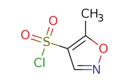 eMolecules​&nbsp;AstaTech / 5-METHYL-4-ISOXAZOLESULFONYL CHLORIDE / 0.25g / 248469315 / 23568 / 95.000 / 321309-26-6 / MFCD02681975 / 181.590 / C4H4ClNO3S