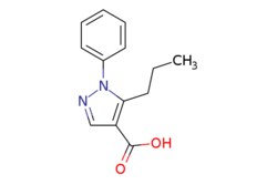 eMolecules​&nbsp;AstaTech / 1-PHENYL-5-PROPYLPYRAZOLE-4-CARBOXYLIC ACID / 1g / 112528762 / 65164 / 97.000 / 116344-17-3 / MFCD00068140 / 230.267 / C13H14N2O2