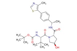 eMolecules​ ChemScene / tert-Butyl ((S)-1-((2S4R)-4-hydroxy-2-(((S)-1-(4-(4-methylthiazol-5-yl)phenyl)ethyl)carbamoyl)pyrrolidin-1-yl)-33-dimethyl-1-oxobutan-2-yl)carbamate