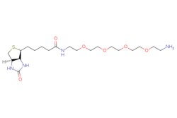 eMolecules​&nbsp;663171-32-2 | Biotin-PEG4-amine | ChemScene | MFCD26142992 | 462.610 | C20H38N4O6S | 95.000 | NCCOCCOCCOCCOCCNC(=O)CCCC[C@@H]1SC[C@@H]2NC(=O)N[C@H]12 | 100mg | 602866884