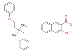 eMolecules​&nbsp;Medchem Express / Bephenium (hydroxynaphthoate) / 100mg / 446261559 / HY-12639A /  / 3818-50-6 / MFCD00078960 / 443.543 / C28H29NO4