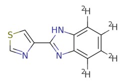 eMolecules​&nbsp;Medchem Express / Thiabendazole-d4 / 1mg / 742367793 / HY-B0263S /  / 1190007-20-5 / MFCD09841326 / 205.270 / C10H7N3S