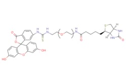 eMolecules​&nbsp;Broadpharm / Fluorescein-PEG-Biotin MW 2000 / 10mg / 672542394 / BP-26046 / 90.000 /  / [null] / 719.830 / C35H37N5O8S2