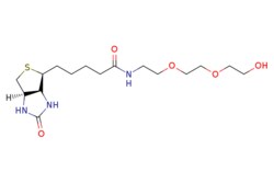 eMolecules​&nbsp;289714-02-9 | Biotin-PEG3-alcohol | Broadpharm | MFCD26142988 | 375.480 | C16H29N3O5S | 0.000 | OCCOCCOCCNC(=O)CCCC[C@@H]1SC[C@@H]2NC(=O)N[C@H]12 | 500mg | 353441919