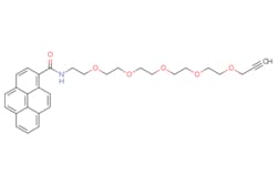 eMolecules​&nbsp;Broadpharm / Pyrene-PEG5-propargyl / 1mg / 296213400 / BP-22912 / 98.000 / 1817735-33-3 / MFCD29042352 / 503.595 / C30H33NO6