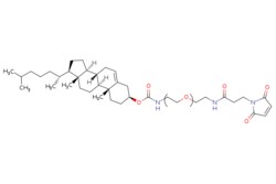 eMolecules​&nbsp;Broadpharm / Cholesterol-PEG-MAL MW 1000 / 50mg / 649281004 / BP-25789 / 90.000 /  / [null] / 667.932 / C39H61N3O6