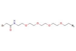 eMolecules​&nbsp;Broadpharm / Bromoacetamido-PEG4-azide / 100mg / 713699743 / BP-28063 / 98.000 /  / [null] / 383.243 / C12H23BrN4O5