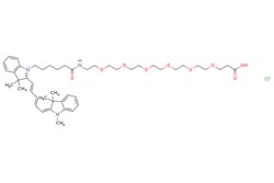 eMolecules​&nbsp;Broadpharm / Cy5-PEG6-acid / 5mg / 263744694 / BP-22345 / 96.000 /  / MFCD28142462 / 854.520 / C47H68ClN3O9